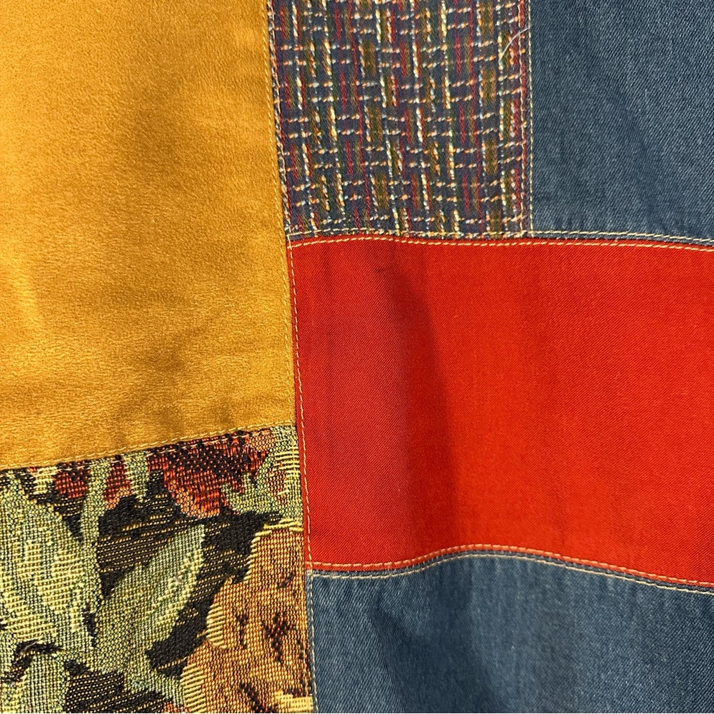 Koret Multicolor Patchwork Jean Jacket Blazer - image 8